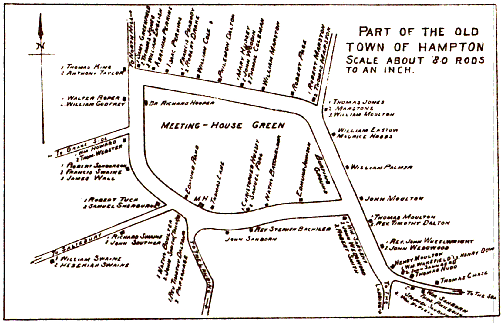Early Settlers Map
